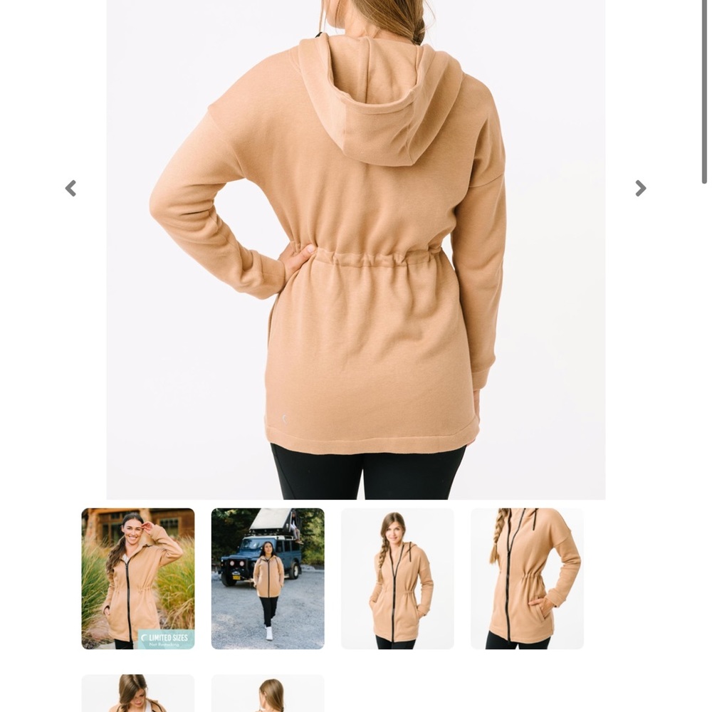 SOFT ALERT 🐪 Camel Long Hoodie Sweatshirt